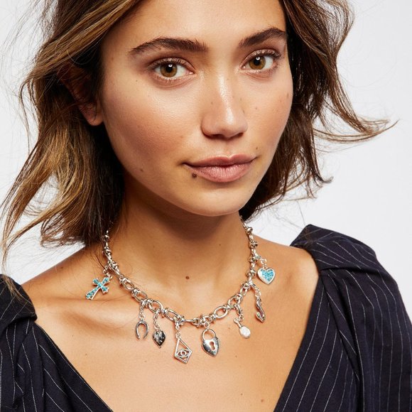 Free People Jewelry - *SOLD*NWT Free People Mix N Match Charm Necklace